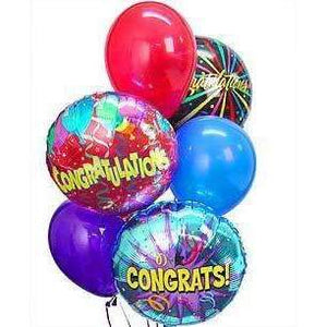 Pick Your 6 Balloon Bouquet -8 theme option - Gift Baskets By Design SB, Inc.