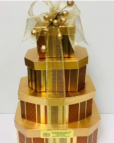 Copper Tower Of Sweets - Gift Baskets By Design SB, Inc.