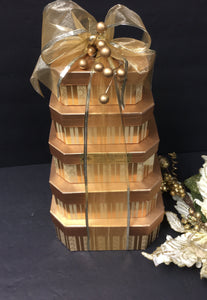 Golden Tower of Treat - Gift Baskets By Design SB, Inc.