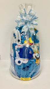 Cookie Monster Diaper Cake-3 Sizes