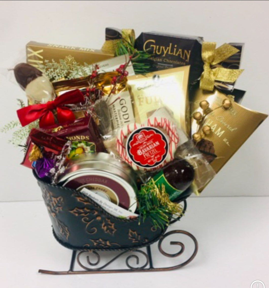 Sleigh Bells-*New- 2 Size - Gift Baskets By Design SB, Inc.