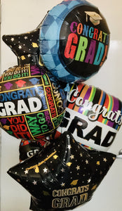 Graduation Balloons 4-Sizes - Gift Baskets By Design SB, Inc.