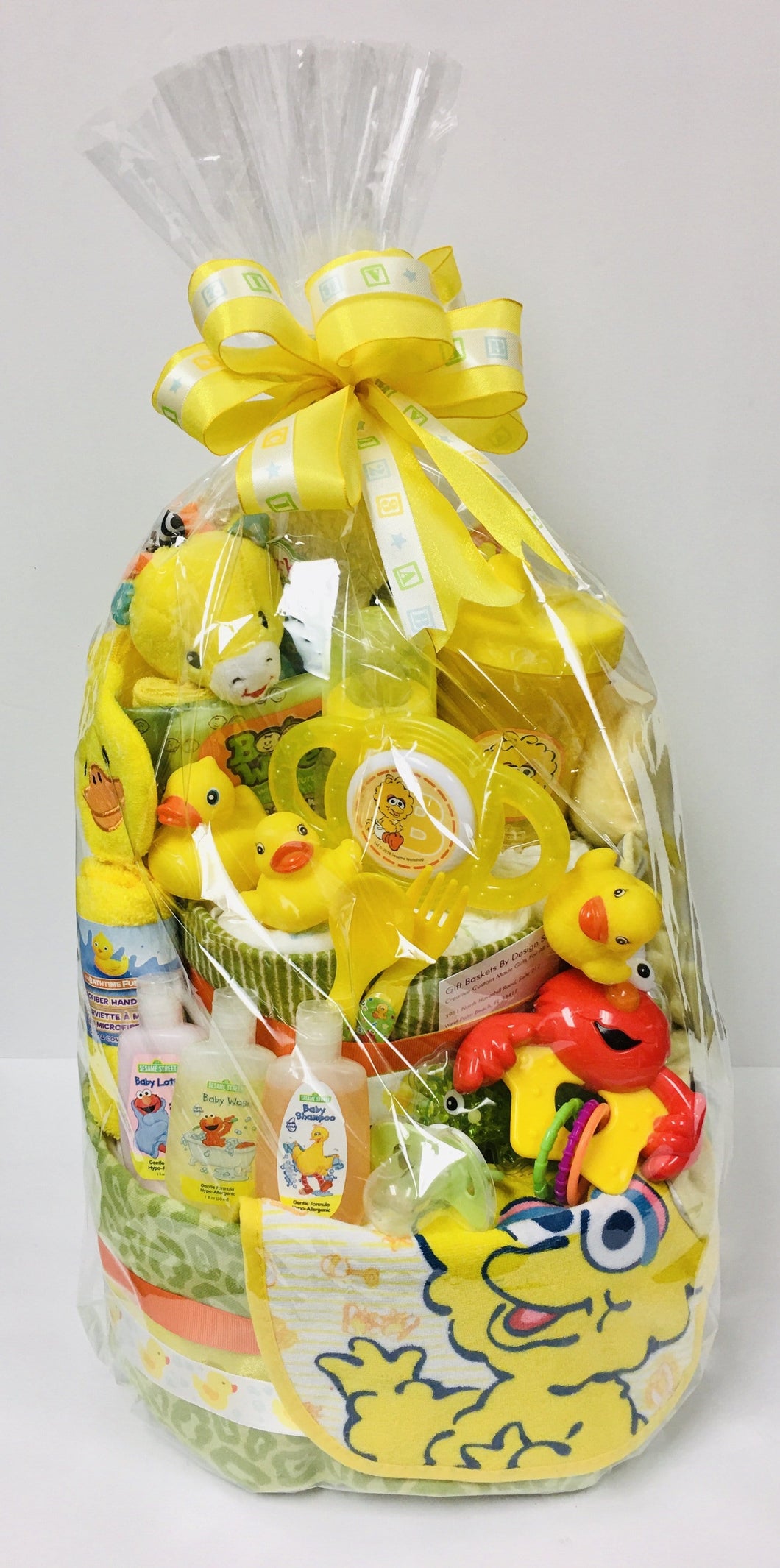 Big Bird Diaper Cake-2 Size - Gift Baskets By Design SB, Inc.